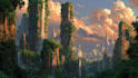 paint an environmental concept art