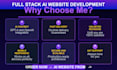develop custom ai website, ai chatbot, ai web application developer