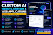 develop responsive ai website, custom chatbot and automation