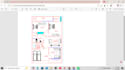 draft professional 2d floor plan  in autocad