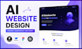 design ai website, ai landing page, framer, webflow, startup website