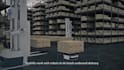 create a 3d amr and automated warehouse animation