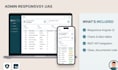 build a responsive admin dashboard in angular with charts and tables