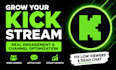 grow your kick stream with real engagement and channel optimization