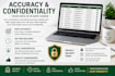organize and enter your data professionally
