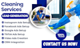 cleaning leads, cleaning facebook ads, cleaning google ads, cleaning video ads