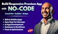 build no code mobile app using adalo, bubble io, glide, flutter mobile app