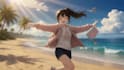 create japanese anime style looping animation