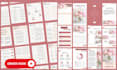 design professional canva workbook, ebook, lead magnet PDF