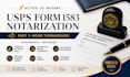 perform online notary service