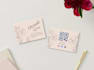design thank you cards, insert cards, and packaging cards