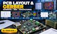 create professional pcb layout, schematic and manufacturing files