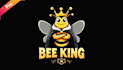 design outstanding bee king logo with express delivery