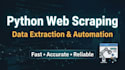 do python web scraping, data extraction and