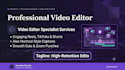 be your virtual assistant for data entry for video editing