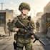 create military themed illustrations