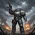 create a warhammer 40k character art