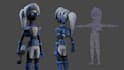 3d game character, textured, optimized, rigged