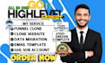 gohighlevel sub account website clone and deploy data migration email template
