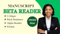 ghostwrite beta and alpha reader,  manuscript critique