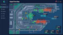 digital twin map illustration and smart city visualization, urban modern map