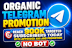 promote telegram channel to 9m active users to get real and active telegram user