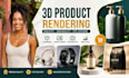 3d product rendering, realistic product rendering, product mockup, visualization