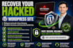 do recover hacked wordpress website, remove malware, virus and blacklist