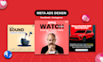 design eye catching meta ads creatives