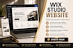 build custom wix studio business website with cms, redesign wix studio website