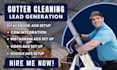 gutter cleaning leads, gutter cleaning facebook ads, google ads, video ads