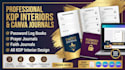 do password log book design, prayer journal, faith journal, kdp interior canva