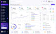 design modern dashboard admin panel UI in figma