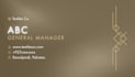 design a professional business card