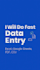 do cheap excel data entry, copy paste, typing in 1 day