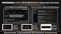 design professional mobile app and web UI UX layouts