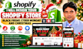 design your shopify store for black friday, cyber monday and christmas