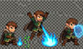 create pix art character design 8bit game assets nsfw pixart