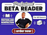 review your first chapter and provide honest feedback