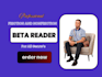review your first chapter and provide honest feedback