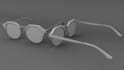 create sunglasses and eyewear design, 3d modelling and rendering animation
