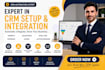 setup hubspot salesforce zoho pipedrive zapier CRM integration activecampaign