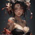 make a traditional japanese irezumi tattoo