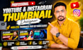 design viral youtube and instagram thumbnail designs