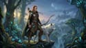 paint a character illustration in a fantasy world