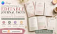 design custom printable editable journal pages for amazon KDP and ingramspark