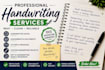 provide neat and professional handwriting services