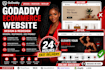 design, redesign, or develop a professional godaddy website in just 24 hours