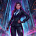 design a professional scifi character illustration