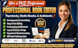 professionally line edit and proofread your fiction or non fiction book